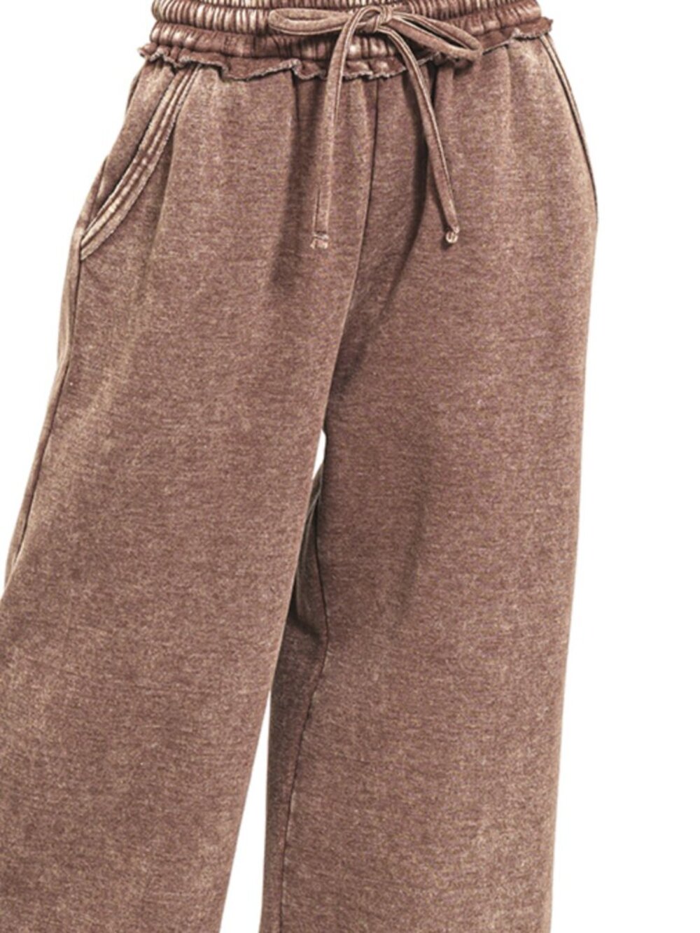 #ZENANA ACID WASH FLEECE PANTS DROPPING SOON!!!